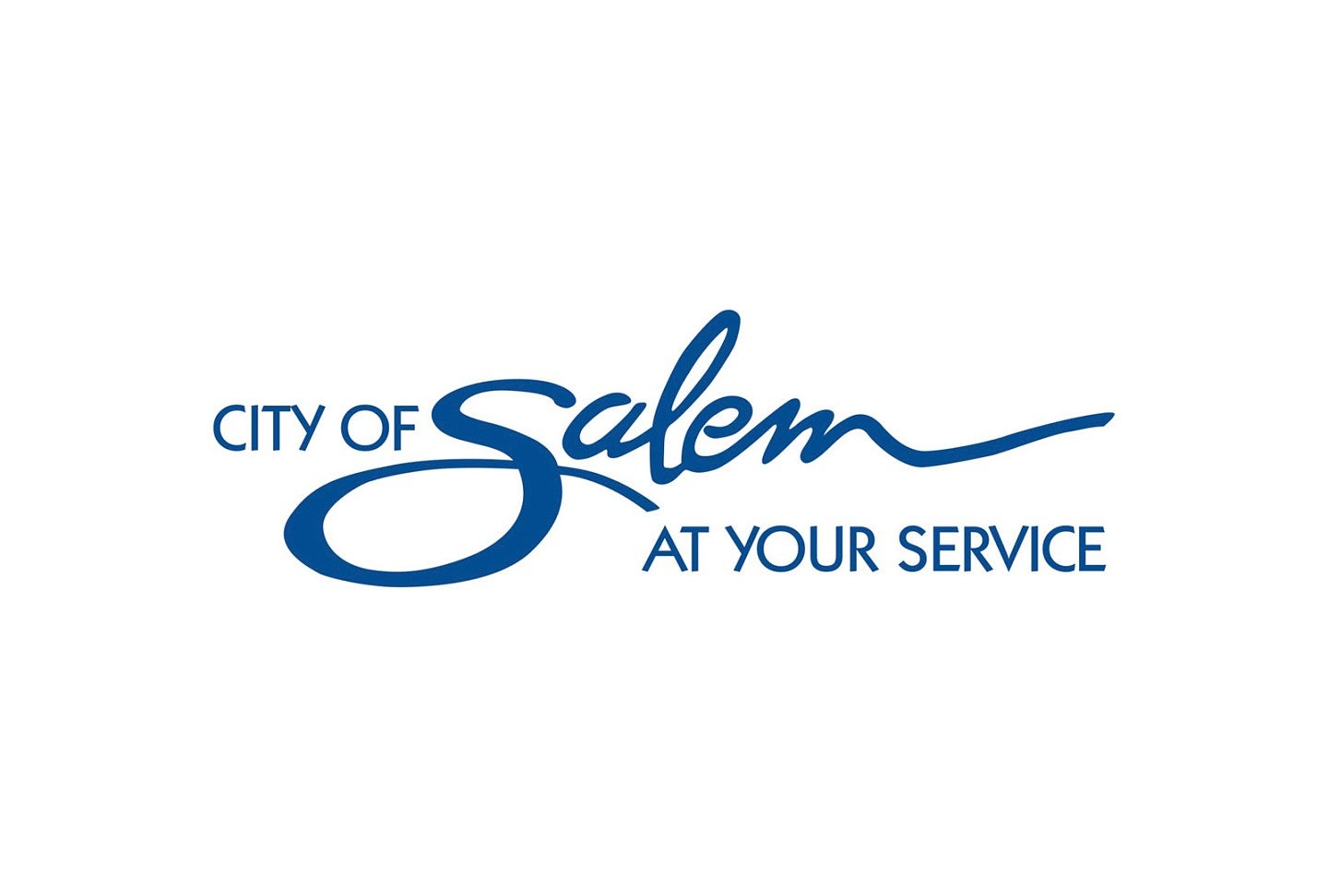 Salem logo in blue